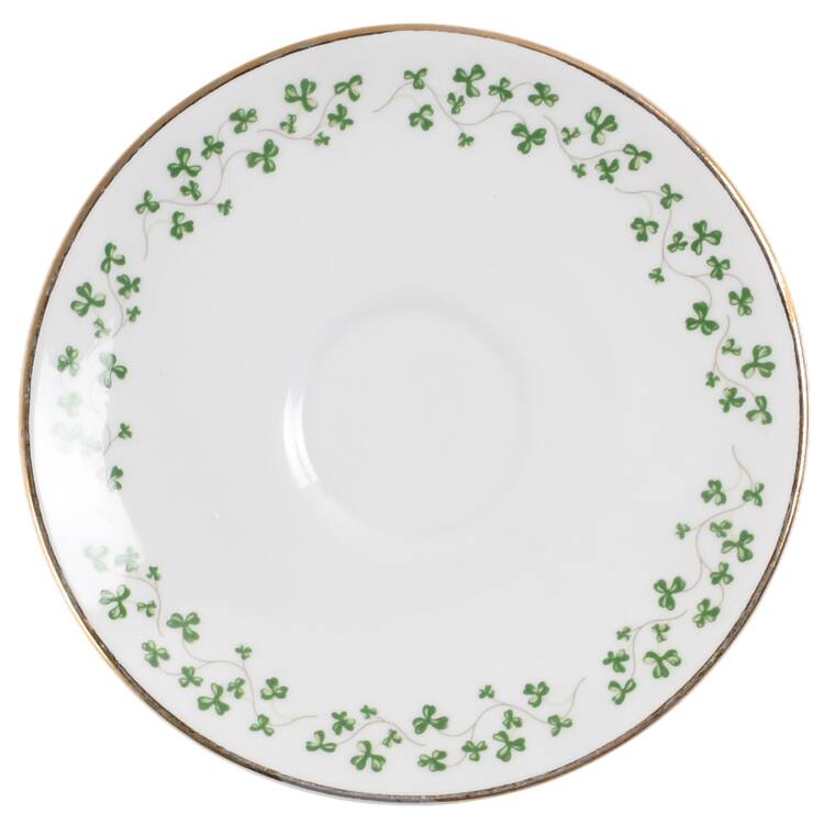 Shamrock Saucer for Footed Cup