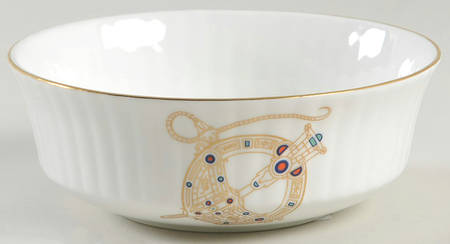 Tara Brooch (Smooth, Ribbed Rim) Fruit/Cereal Bowl