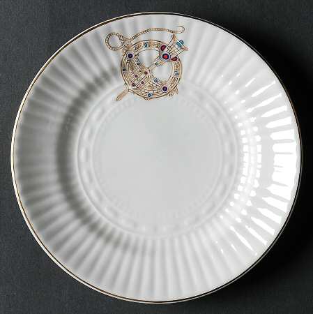 Tara Brooch (Smooth, Ribbed Rim) Bread & Butter Plate