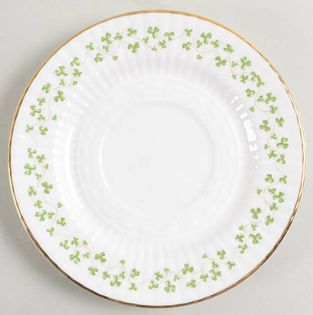 Trellis Shamrock (Ribbed, Fluted) Saucer for Cream Soup Bowl