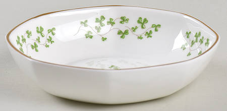 Trellis Shamrock (Ribbed, Fluted) Octagonal Sweet Meat