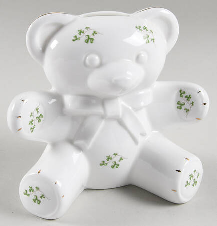 Trellis Shamrock (Ribbed, Fluted) Figural Bank