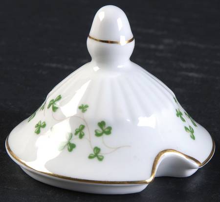 Trellis Shamrock (Ribbed, Fluted) Lid for Mini Sugar Bowl