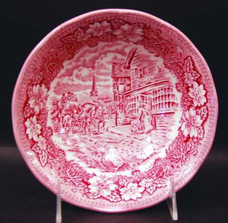 Coaching Taverns Pink Coupe Cereal Bowl
