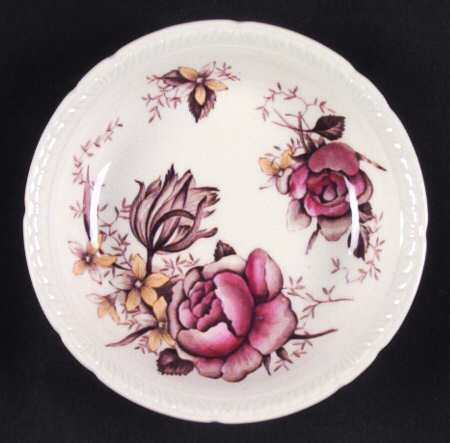 English Rose Fruit/Dessert (Sauce) Bowl