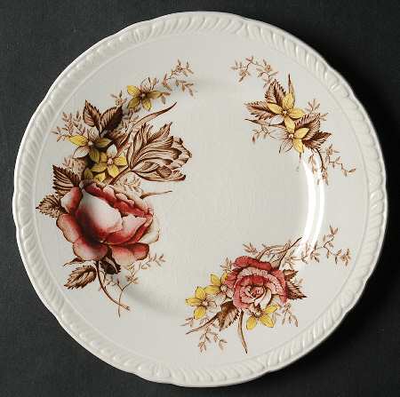 English Rose Bread & Butter Plate