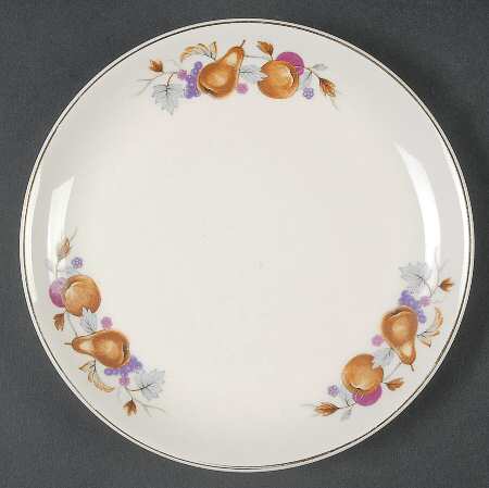 Autumn Fruit Bread & Butter Plate