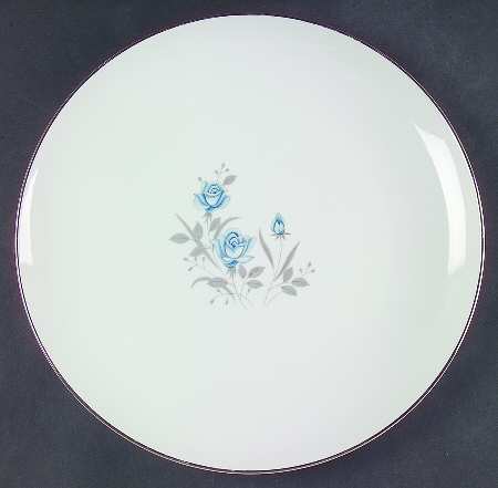 Blue Rose 12" Chop Plate (Round Platter)