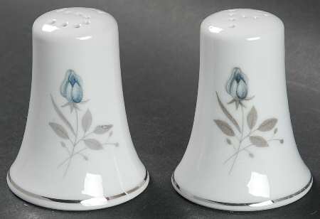 Blue Rose Salt & Pepper Set
