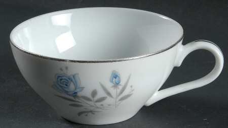Blue Rose Flat Cup