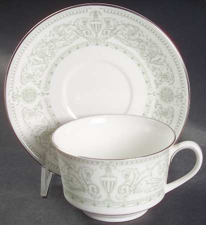 Allegro Flat Cup & Saucer Set