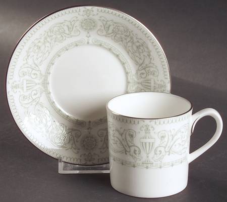 Allegro Flat Demitasse Cup & Saucer Set