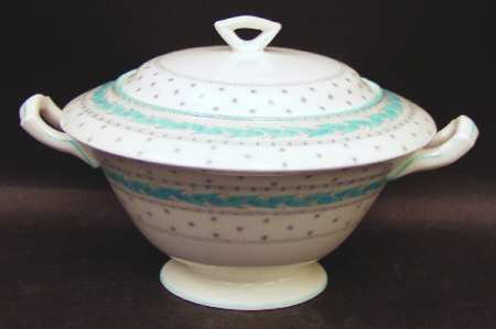 Alpine Blue Turquoise Sugar Bowl & Lid