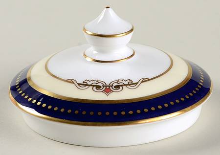 Ambassador Blue Lid for Sugar Bowl