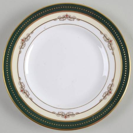 Ambassador Green Bread & Butter Plate