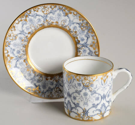 Aragon Flat Demitasse Cup & Saucer Set