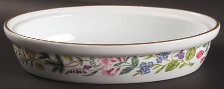 Arcadia 1 Qt Oval Oven To Table Covered Casserole No Lid