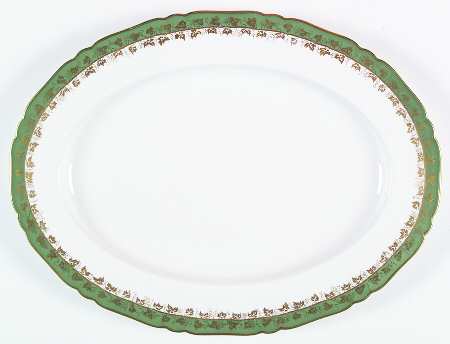 Arundel Green 17" Oval Serving Platter