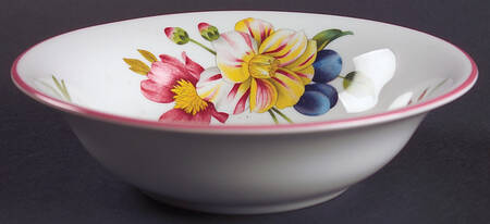 Ashford (Red Trim) Coupe Cereal Bowl