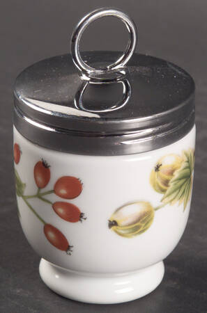 Ashford (Red Trim) Egg Coddler & Lid