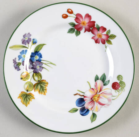Ashford (Green Trim) Bread & Butter Plate
