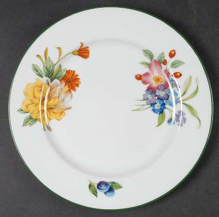 Ashford (Green Trim) Salad Plate