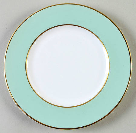 Asprey Pale Green Bread & Butter Plate