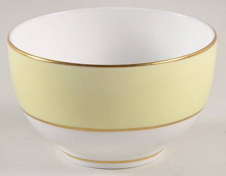 Asprey Yellow Open Sugar Bowl