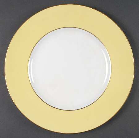 Asprey Yellow Dinner Plate