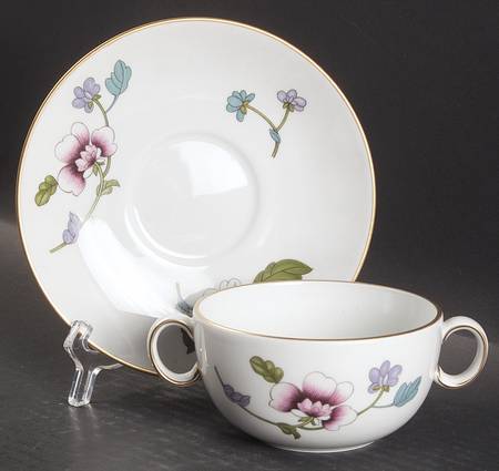 Astley (Oven To Table) Flat Cream Soup Bowl & Saucer Set