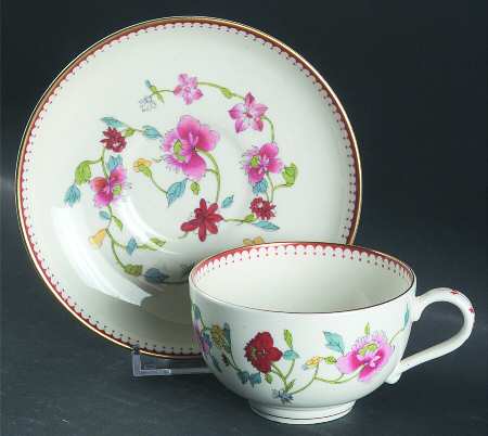 Astley (Bone) Footed Cup & Saucer Set