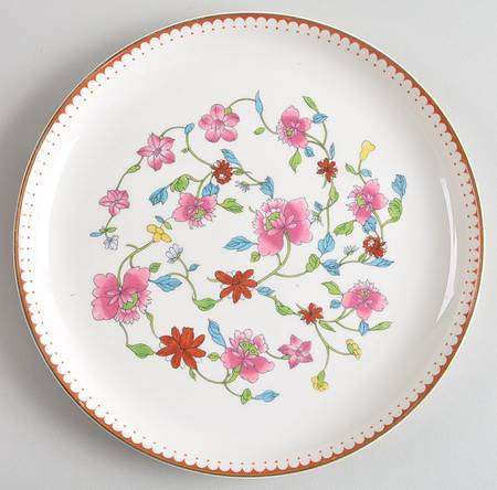 Astley (Bone) Coupe Luncheon Plate
