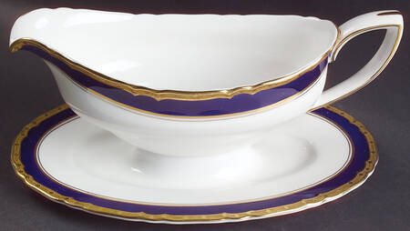 Aston Gravy Boat with Attached Underplate