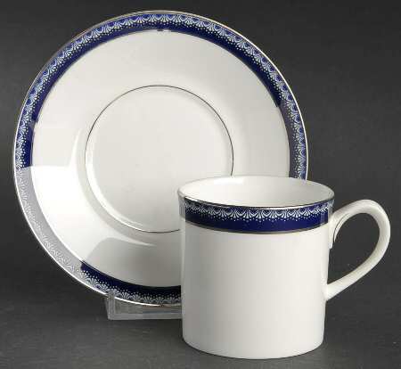 Avalon Firenze Flat Demitasse Cup & Saucer Set