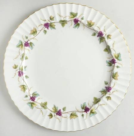 Bacchanal (Cream Background) 15" Chop Plate (Round Platter)