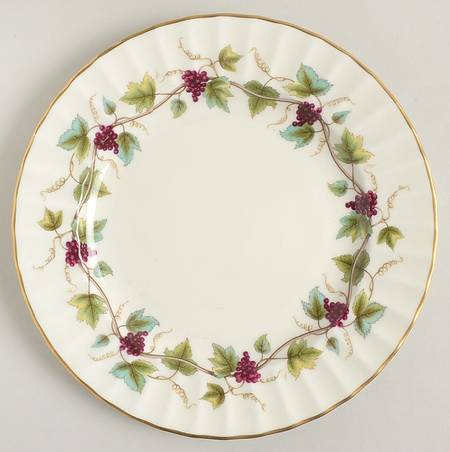 Bacchanal (Cream Background) Salad Plate