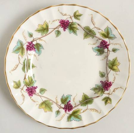 Bacchanal (Cream Background) Bread & Butter Plate