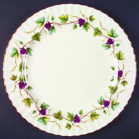 Bacchanal (Cream Background) 12" Chop Plate (Round Platter)