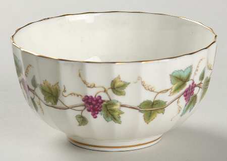 Bacchanal (Cream Background) Open Sugar Bowl