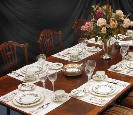 Bacchanal (Cream Background) 40 Piece Estate Set