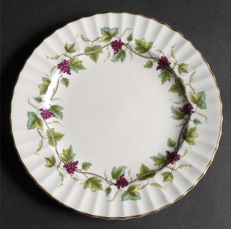 Bacchanal (Cream Background) Large Rim Soup Bowl