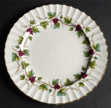 Bacchanal (Cream Background) Luncheon Plate