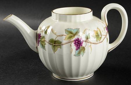 Bacchanal (Cream Background) Small Teapot No Lid