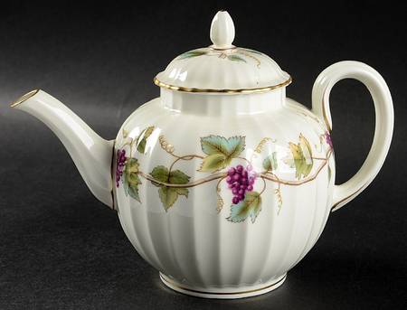 Bacchanal (Cream Background) Small Teapot & Lid