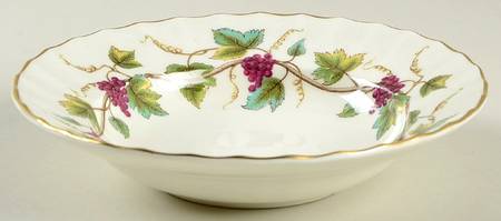 Bacchanal (White Background) Rim Fruit/Dessert (Sauce) Bowl