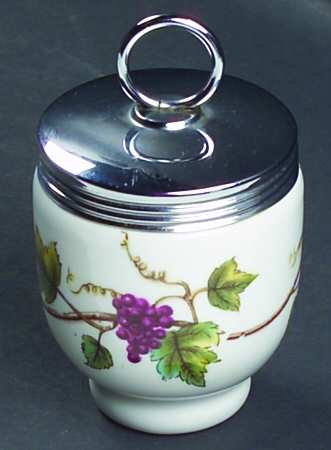 Bacchanal (White Background) Egg Coddler & Lid