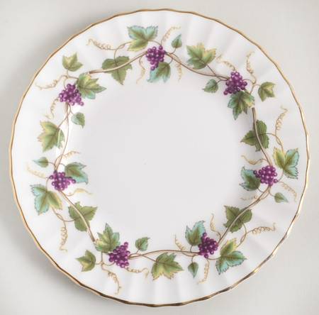 Bacchanal (White Background) Dessert/Pie Plate