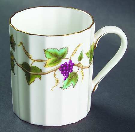 Bacchanal (White Background) Flat Demitasse Cup