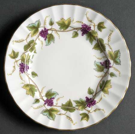 Bacchanal (White Background) Bread & Butter Plate