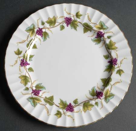Bacchanal (White Background) Luncheon Plate